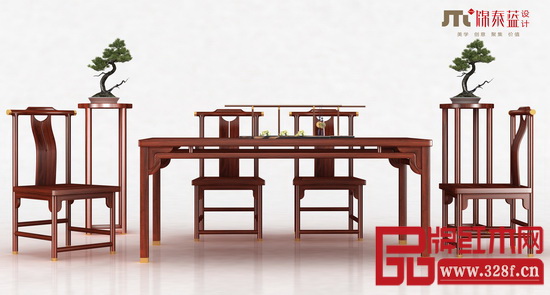 錦泰藍家具設計簡約明式設計作品——CZ餐桌 錦泰藍家具設計簡約明式設計作品——CZ餐桌