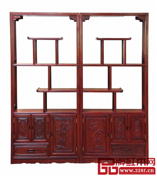 水雨軒東非酸枝系列博古架