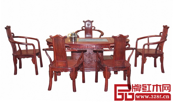 水雨軒東非酸枝茶臺(tái)