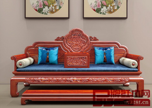 “江南御寶”之羅漢床(效果圖) “江南御寶”之羅漢床(效果圖)