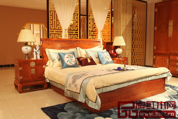 越府紅木——一言九鼎大床