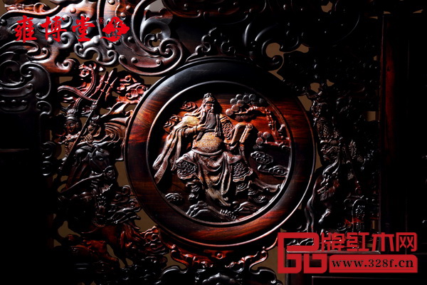 雍博堂紅木《三國演義沙發(fā)》細節(jié)圖