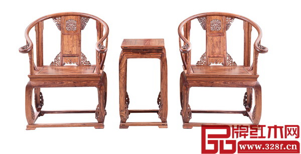 紫木軒——非洲檀香皇宮椅3件套 紫木軒——非洲檀香皇宮椅3件套