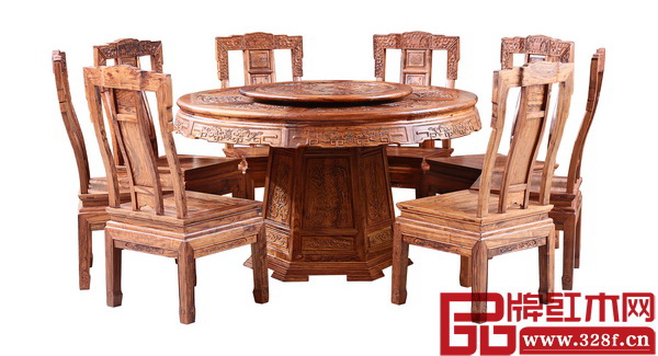 紫木軒——非洲檀香1.38年年有余圓臺(tái)7件套 紫木軒——非洲檀香1.38年年有余圓臺(tái)7件套