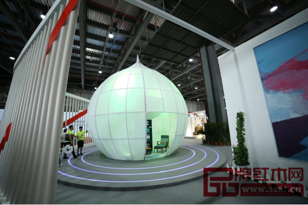 館內(nèi)隨處可見大型的創(chuàng)意家居概念樣板間