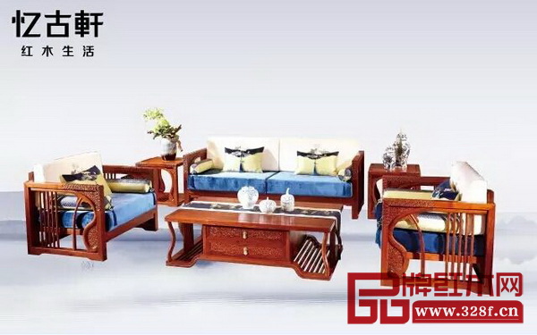 憶古軒西廂房《刺猬紫檀·聽荷沙發(fā)》 憶古軒西廂房《刺猬紫檀·聽荷沙發(fā)》