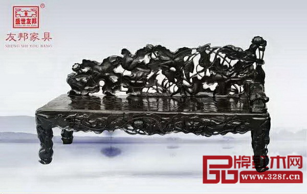 盛世友邦《荷花寶鴨美人榻》