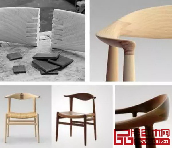 丹麥設計師魏格納設計的中國椅,在很多地方也借鑒了明式家具的榫卯結構,但是可以看得出,很多連接部分已經做了大量精簡 丹麥設計師魏格納設計的中國椅,在很多地方也借鑒了明式家具的榫卯結構,但是可以看得出,很多連接部分已經做了大量精簡