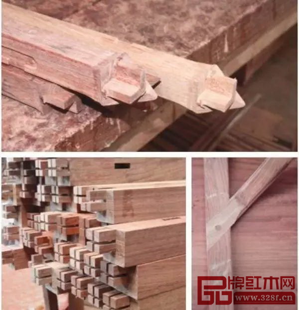 國壽·世外桃源,原原本本保留了明式家具的榫卯結構,因為這個是新明式的根之所在(圖為國壽紅木工廠實拍) 國壽·世外桃源,原原本本保留了明式家具的榫卯結構,因為這個是新明式的根之所在(圖為國壽紅木工廠實拍)