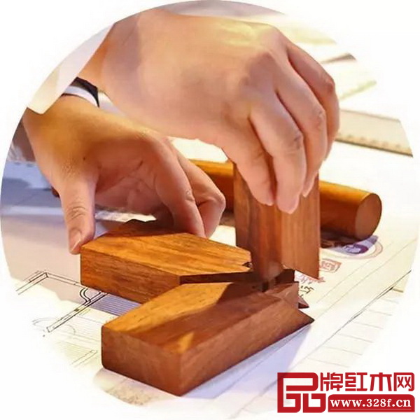 粽角榫的組裝 粽角榫的組裝