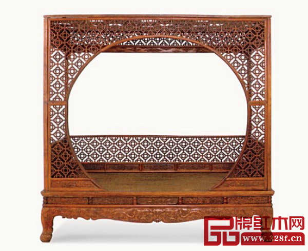 清早期 黃花梨架子床(故宮博物院藏) 清早期 黃花梨架子床(故宮博物院藏)