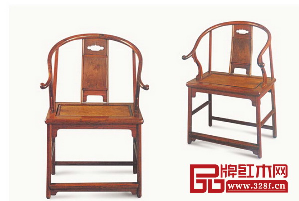 明晚期 黃花梨三段背板圈椅 ( 選自幾瑟匹·艾斯肯納斯:《東方藝術(shù)》) 明晚期 黃花梨三段背板圈椅 ( 選自幾瑟匹·艾斯肯納斯:《東方藝術(shù)》)