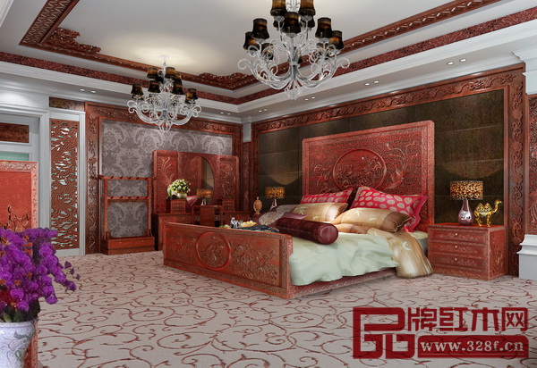 泰和園《和合美美龍鳳大床》場景圖 泰和園《和合美美龍鳳大床》場景圖