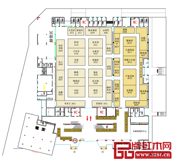 東陽會展AB館-導覽圖