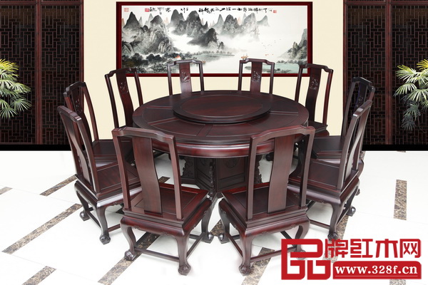 恒達(dá)木業(yè)——《東非酸枝國(guó)色天香B158圓臺(tái)》 恒達(dá)木業(yè)——《東非酸枝國(guó)色天香B158圓臺(tái)》