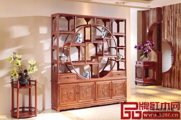 香山桃源巴花精品——《1.88米博古架》