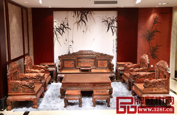 大清御品——大紅酸枝百獅如意沙發(fā) 大清御品——大紅酸枝百獅如意沙發(fā)