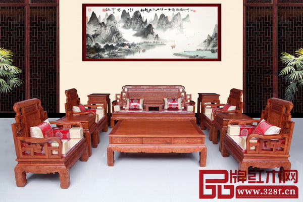 真功斧紅木——六合同春沙發(fā) 真功斧紅木——六合同春沙發(fā)