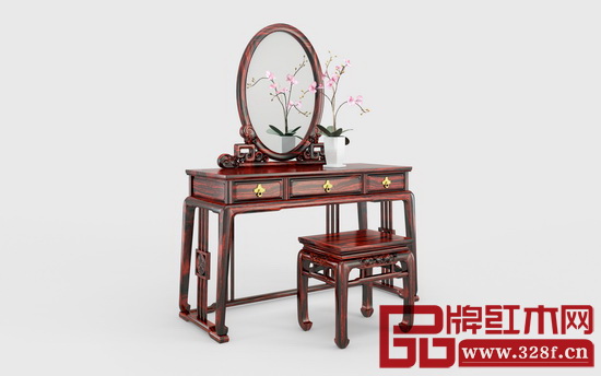 古森紅木——《古韻悠揚梳妝臺》