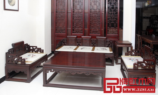 雅典紅木——大紅酸枝祥瑞靈芝沙發(fā) 雅典紅木——大紅酸枝祥瑞靈芝沙發(fā)