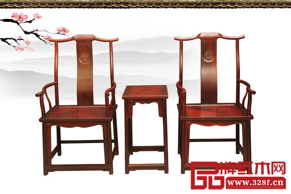 軒禾殿紅木——《大紅酸枝官帽椅》