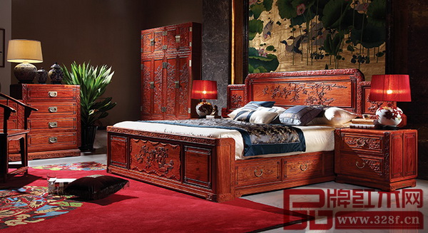 國(guó)壽紅木禪意東方——臥室系列