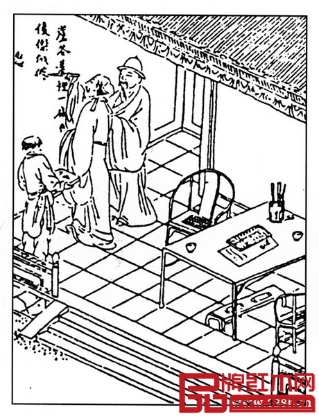 圖1 紫檀無(wú)聯(lián)邦棍圈椅 明末清初 明萬(wàn)歷《忠義水滸全傳》版圖二 圖1 紫檀無(wú)聯(lián)邦棍圈椅 明末清初 明萬(wàn)歷《忠義水滸全傳》版圖二