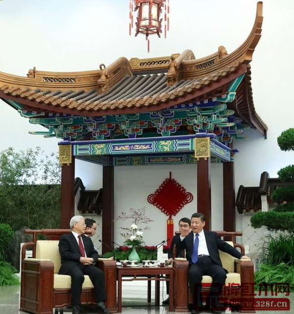 “冬日茶敘””上習(xí)近平同越共總書記阮富仲親切交談 “冬日茶敘””上習(xí)近平同越共總書記阮富仲親切交談