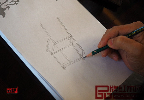 區(qū)氏臻品董事長區(qū)勝春手繪線稿圖 區(qū)氏臻品董事長區(qū)勝春手繪線稿圖