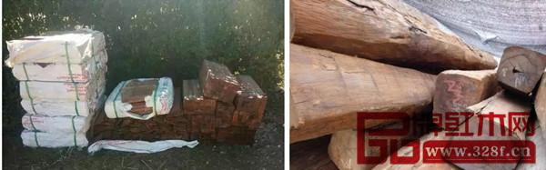 緬甸一天兩批非法走私木材被查 緬甸一天兩批非法走私木材被查