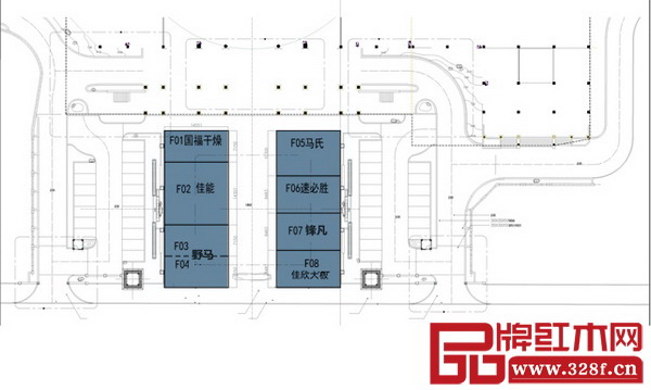 2017中山紅博會展館分布圖