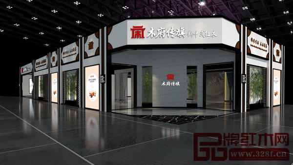 “木府傳旗”第37屆國際名家具（東莞）展覽會展外立面效果圖