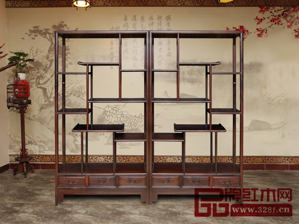 紅天下紅木明式博古架 紅天下紅木明式博古架