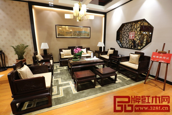 永華紅木廣州家博會展區(qū)