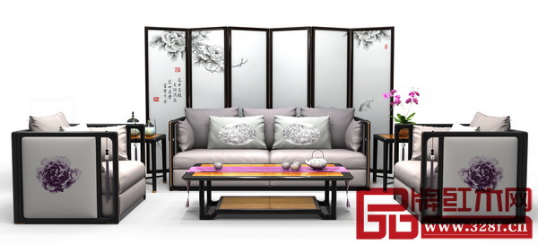 世珀當(dāng)代東方家具——《D客廳組合》 世珀當(dāng)代東方家具——《D客廳組合》