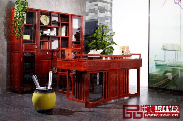 新中式東方概念辦公桌