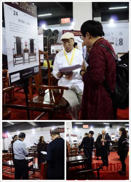 專家、學(xué)者在為偉明軒紅木《微凹黃檀·會(huì)客椅》進(jìn)行打分 專家、學(xué)者在為偉明軒紅木《微凹黃檀·會(huì)客椅》進(jìn)行打分