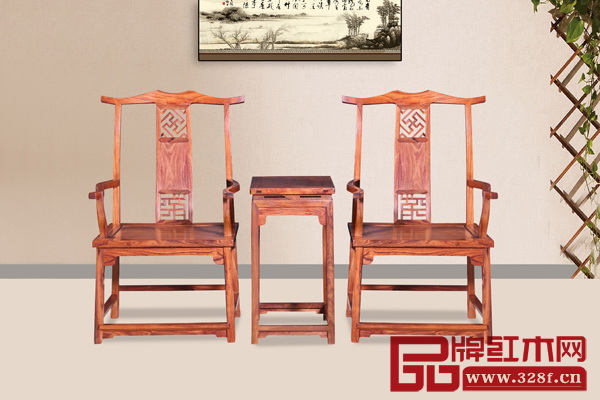 寶御堂《白酸枝·四出頭官帽椅》 寶御堂《白酸枝·四出頭官帽椅》