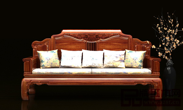 雍博堂《黑酸枝·演義新中式系列沙發(fā)》 雍博堂《黑酸枝·演義新中式系列沙發(fā)》