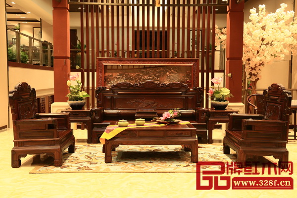 長豐紅木《東非酸枝·百年好合沙發(fā)》 長豐紅木《東非酸枝·百年好合沙發(fā)》