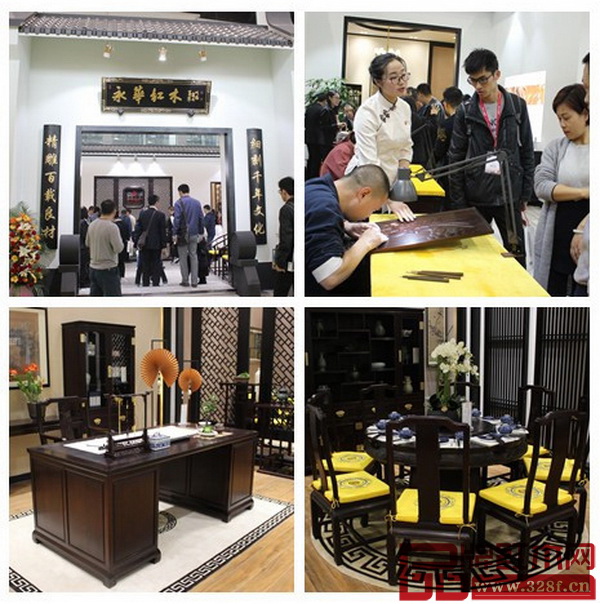 永華紅木傾力推出的“木韻系列”新品在廣州家博會上受到廣泛的好評