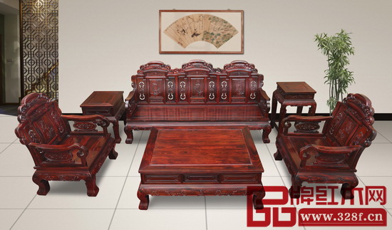 圖2_古森紅木——《太合沙發(fā)六件套》