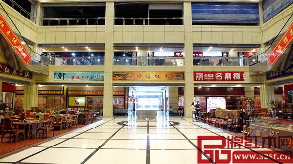 中唐紅木城大堂展示圖 中唐紅木城大堂展示圖