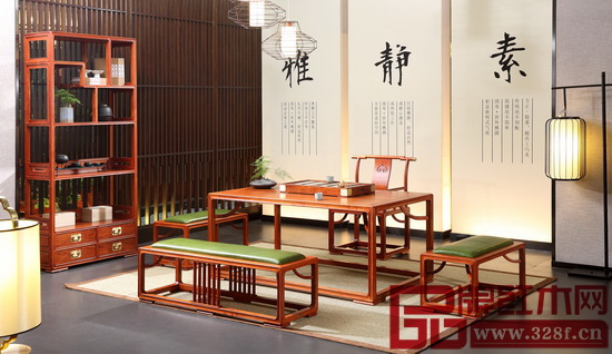 國壽·世外桃源新明式紅木家具——《明軒茶室系列》