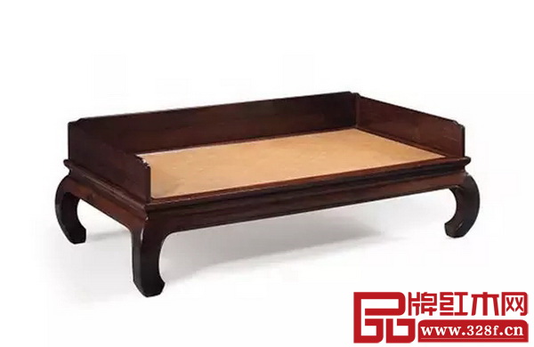 清十八世紀 紫檀獨板圍子羅漢床