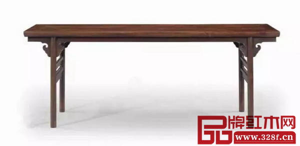 十七世紀 黃花梨夾頭榫畫案