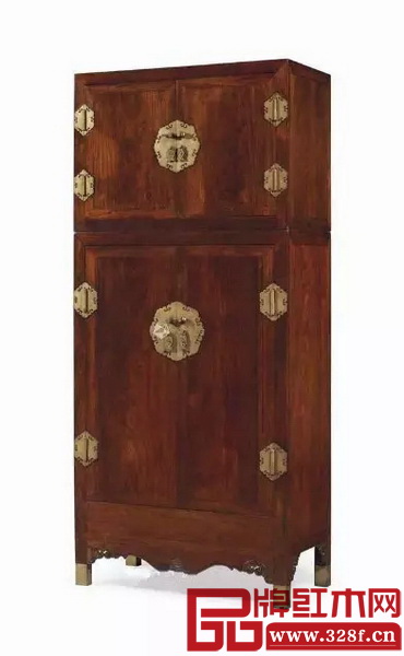 十七世紀 黃花梨頂箱柜