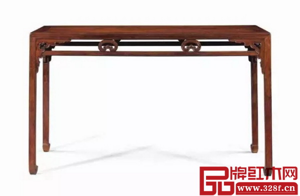 明末/清十八世紀 黃花梨如意云紋四面平式條桌