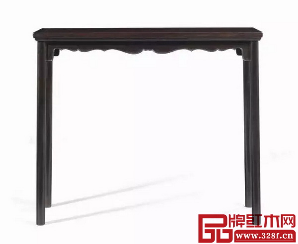 清初 十七/十八世紀 紫檀條桌