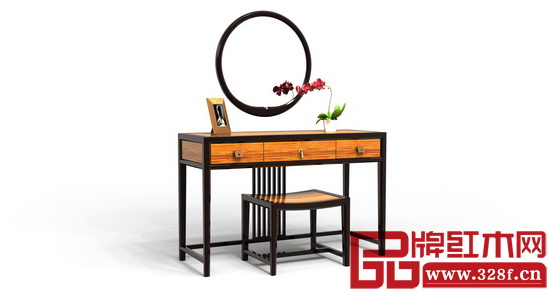 世珀當(dāng)代東方家具——《B梳妝臺組合》